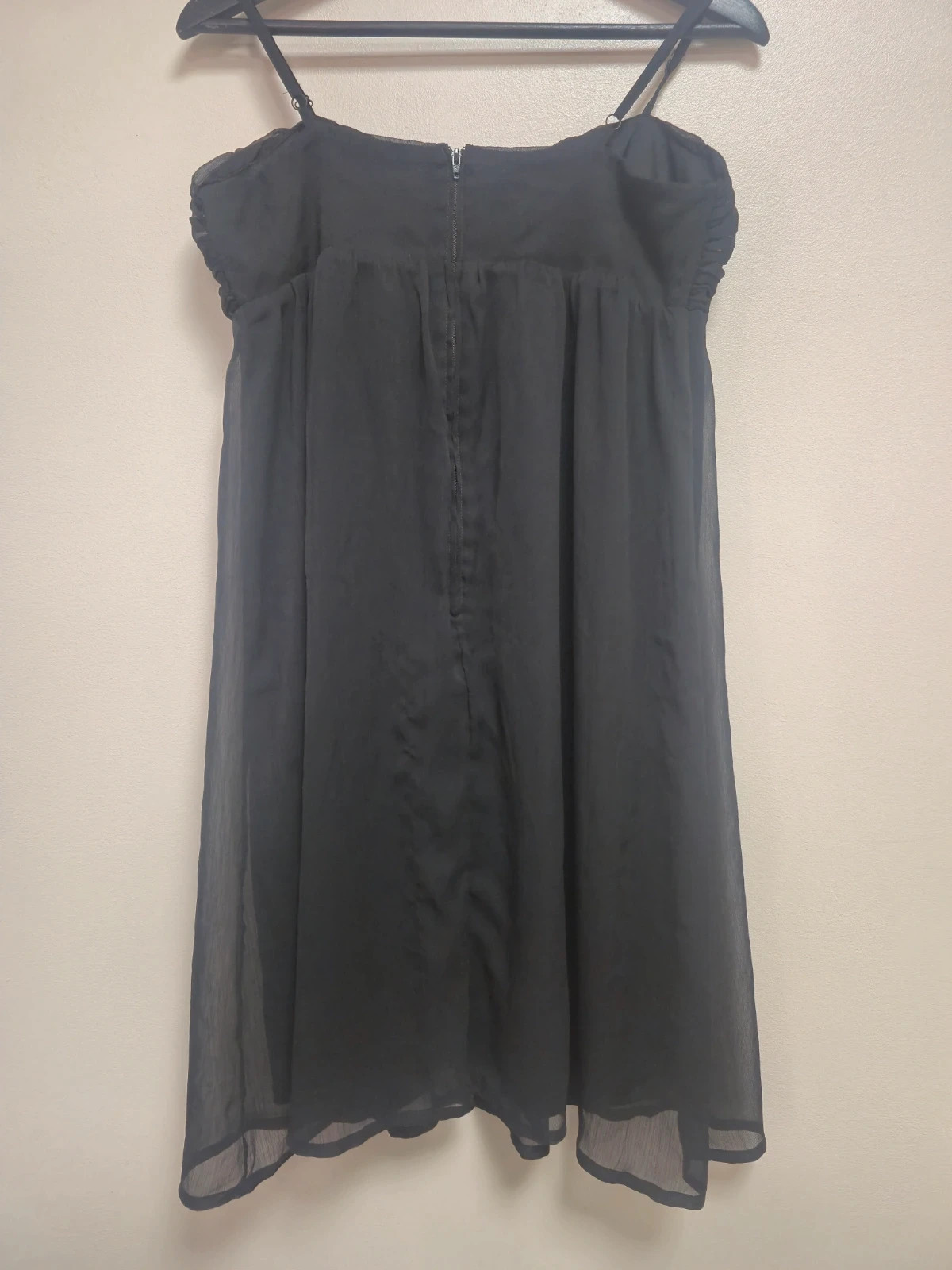Petite robe noire fluide et drapée - taille 38 - K woman – K Woman – taille M / 38 / 10 5