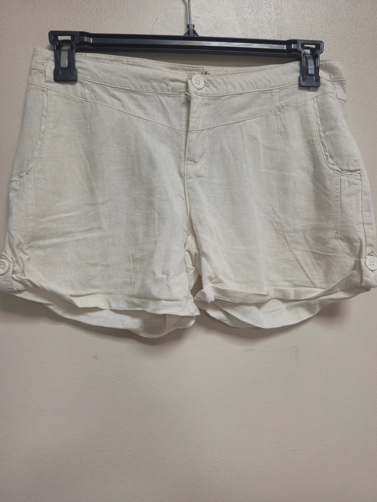 Short en lin blanc Mim taille S