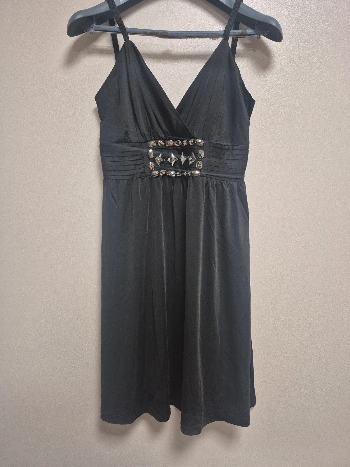 Robe noir strass Taille M état impeccable