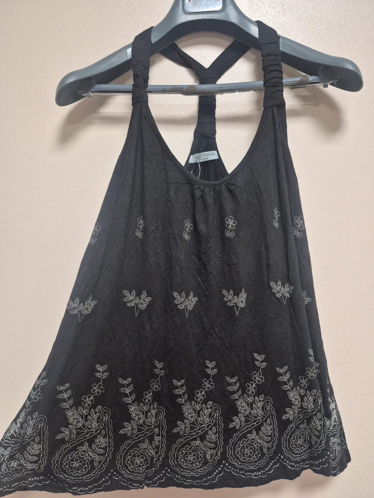 Débardeur fluide noir taille M/L