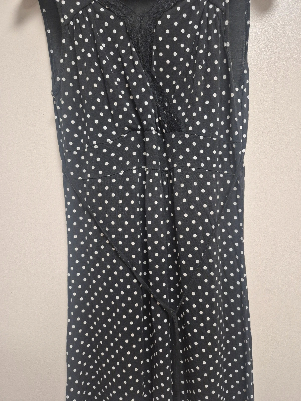 Robe noir a pois légère taille s/m – Charm's – taille M / 38 / 10 2