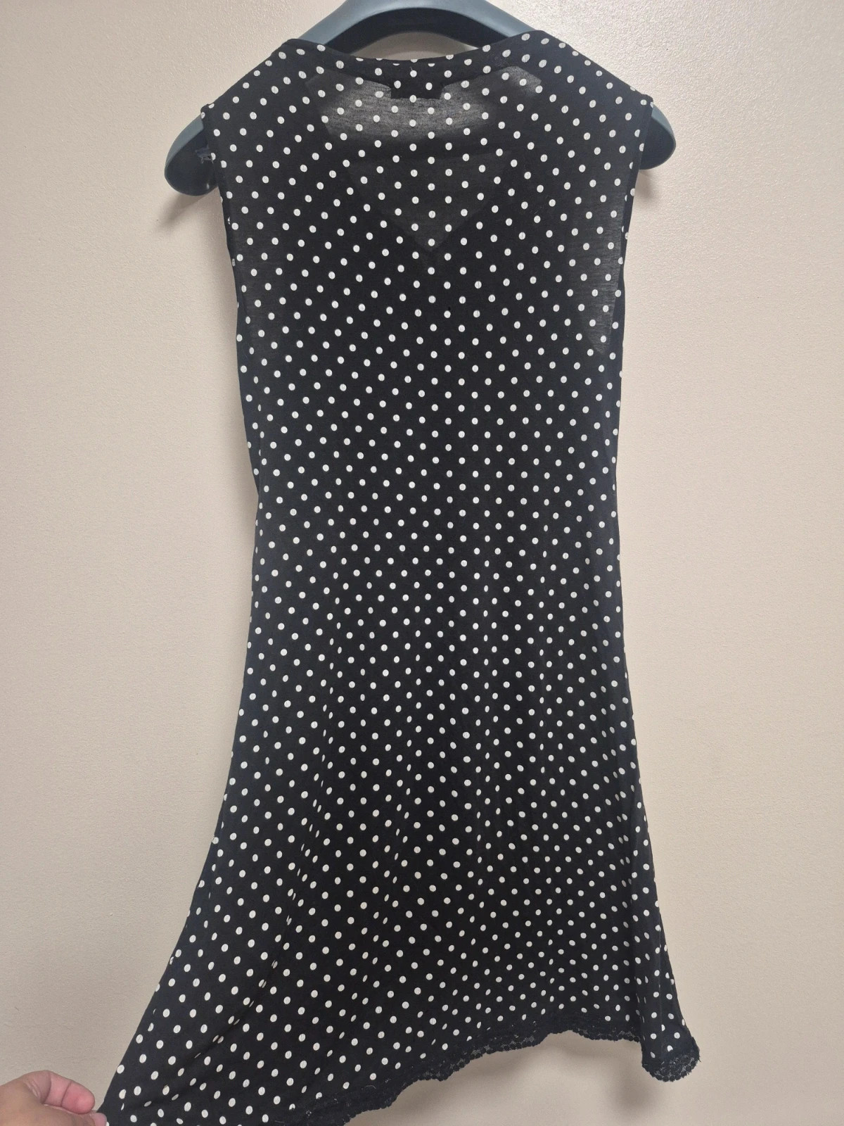 Robe noir a pois légère taille s/m – Charm's – taille M / 38 / 10 3