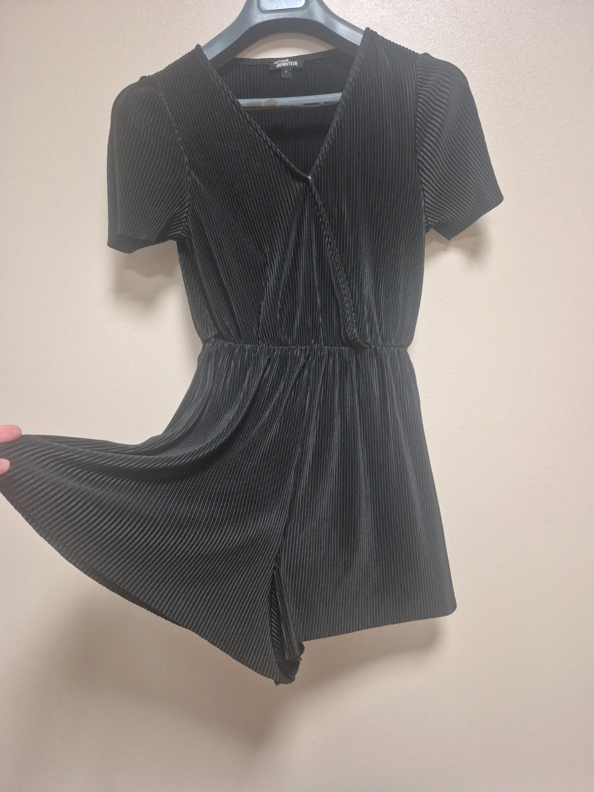 Robe short court noir taille S