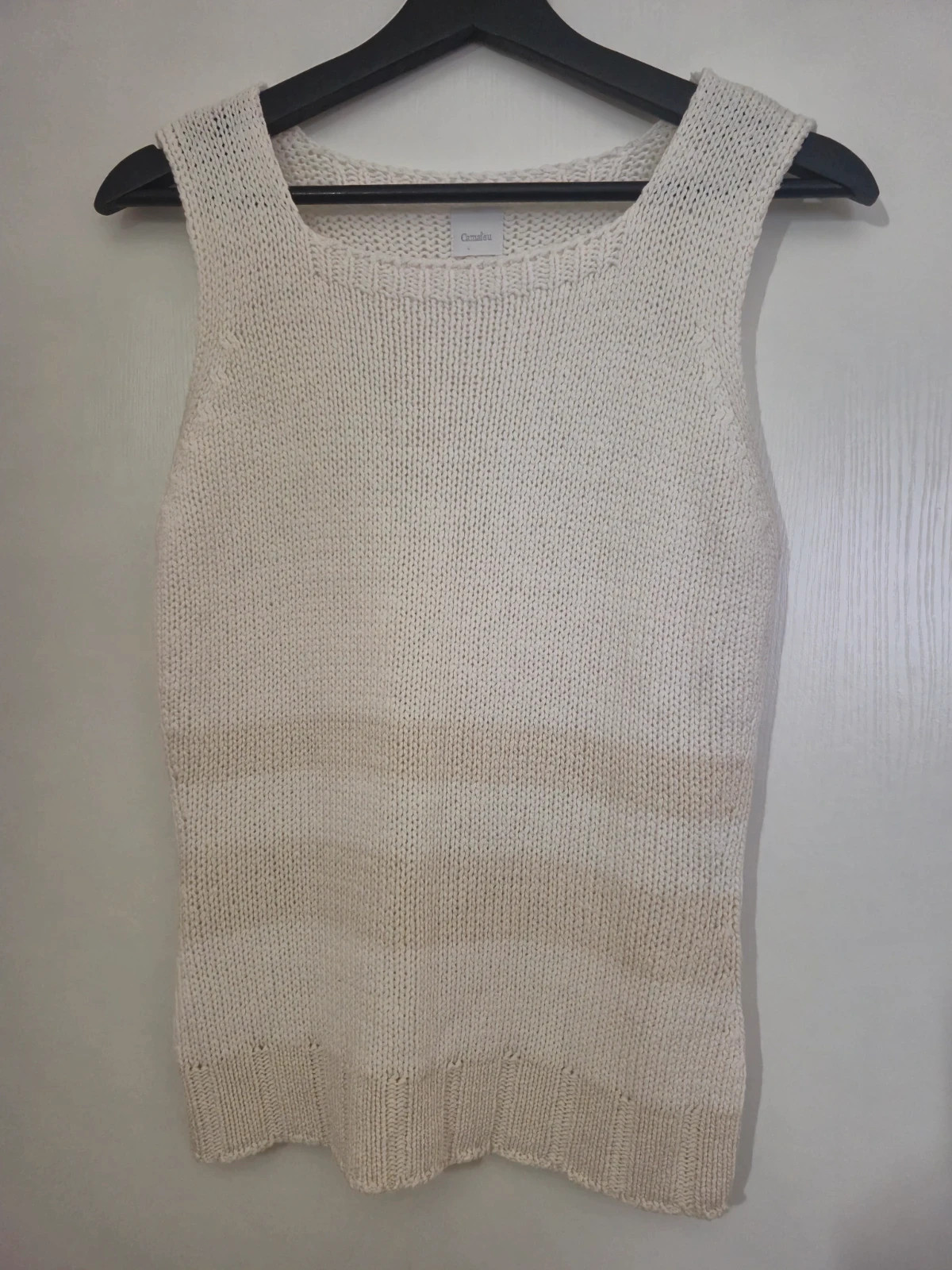 Débardeur en maille beige camaïeu taille S M – Camaïeu – taille S / 36 / 8 2