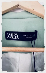 Blazer vert amande Zara - Taille M – Zara – taille M 6