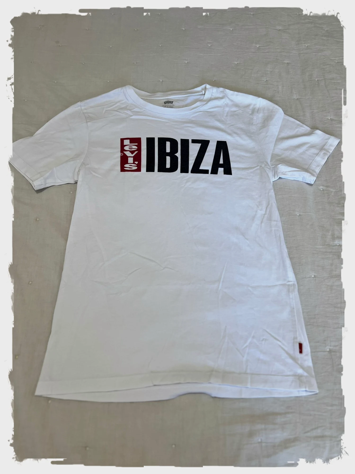 T-shirt blanc Levi's Ibiza col rond