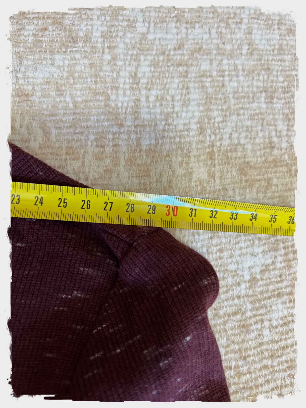 Robe moulante mi-longue bordeaux chiné – Pull & Bear – taille S 6