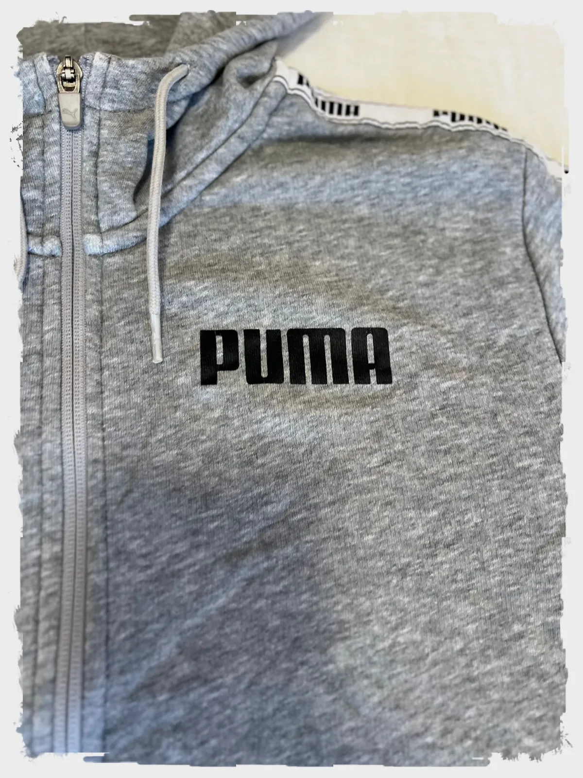 Sweat à capuche zippé Puma gris – Puma – taille M 3
