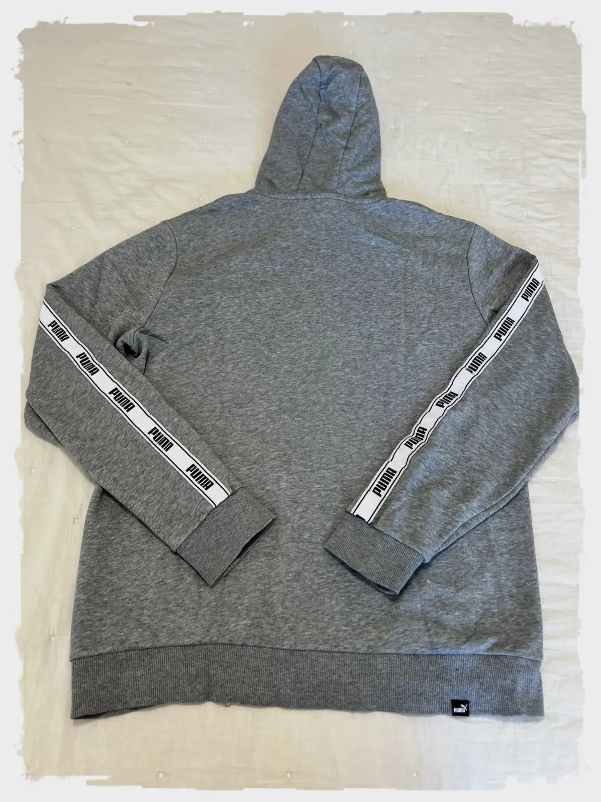 Sweat à capuche zippé Puma gris – Puma – taille M 2