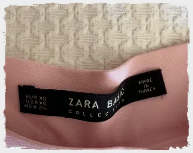 Pantalon large Zara rose fluide taille XS – Zara – taille XS 4