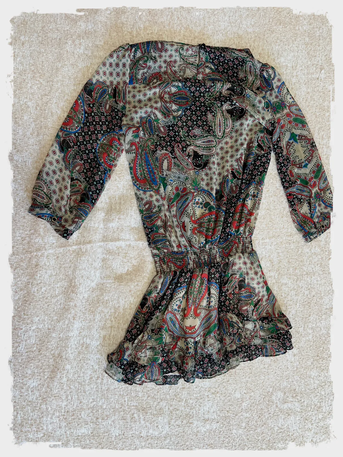 Robe courte imprimé cachemire Suiteblanco XS – Suiteblanco – taille XS 2