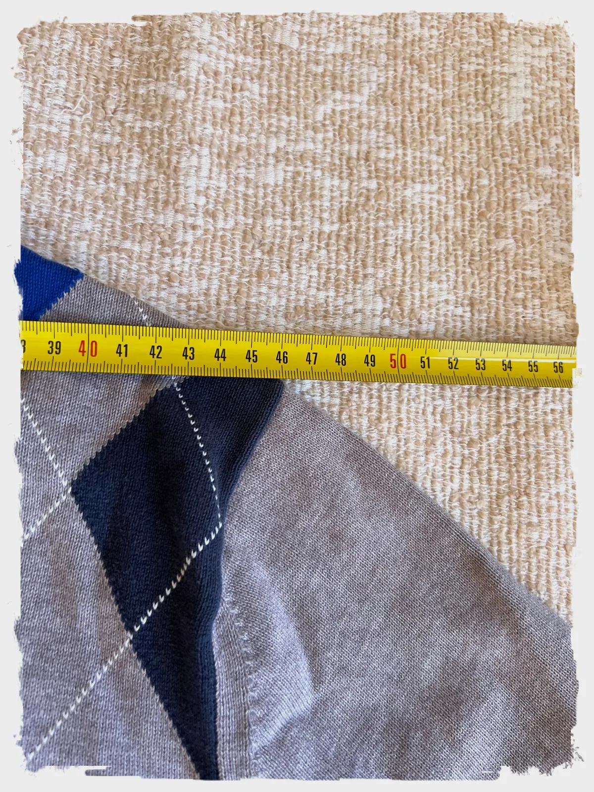 Pull col V Tommy Hilfiger à losanges Argyle – Tommy Hilfiger – taille XL 7