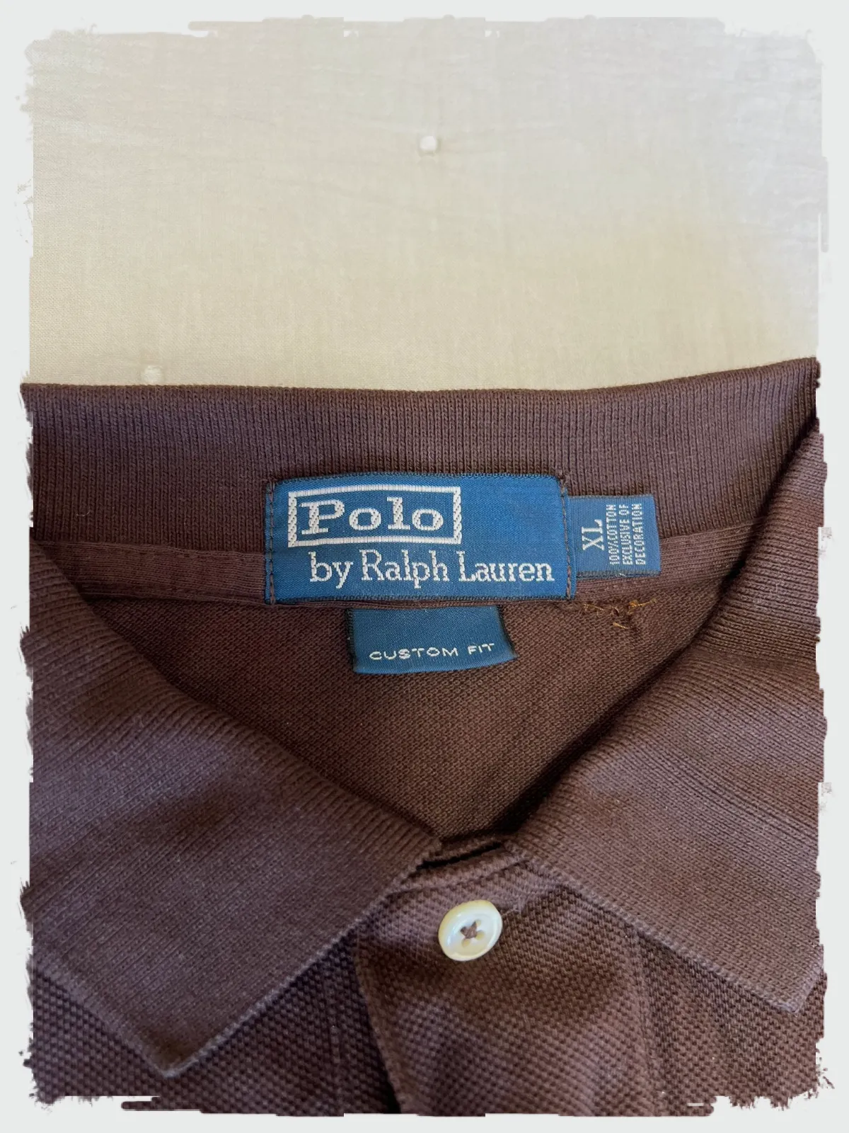 Polo à manches longues Polo Ralph Lauren marron XL – Polo Ralph Lauren – taille XL 4
