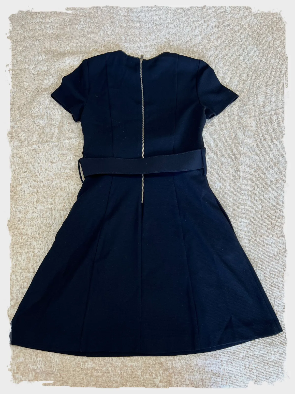 Robe courte noire avec ceinture XS – Zara – taille XS 2