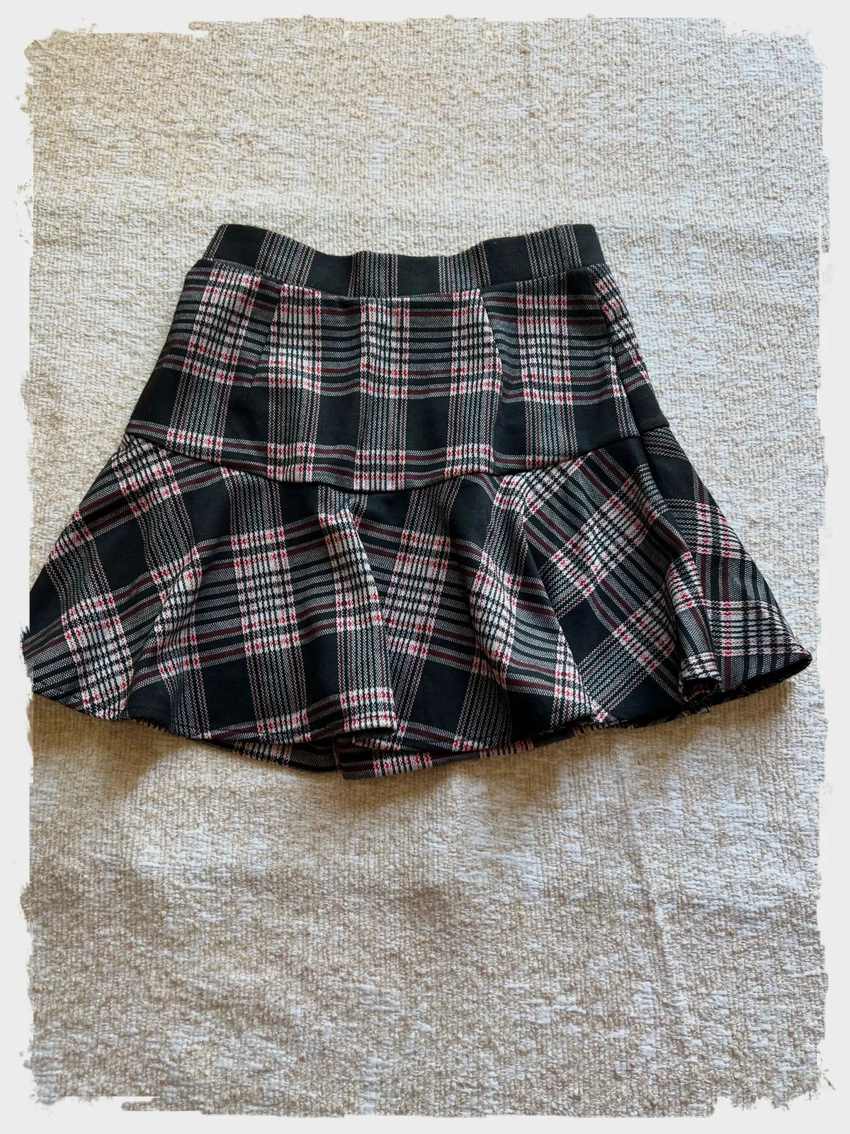 Jupe-short à carreaux Stradivarius taille XS – Stradivarius – taille XS 2