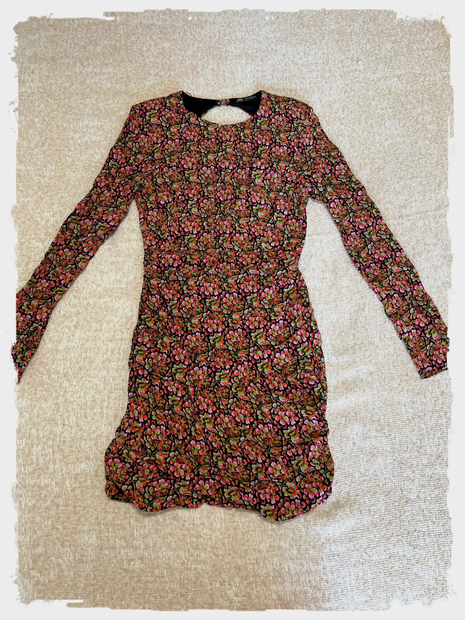 Robe courte imprimé floral Zara – Zara – taille M