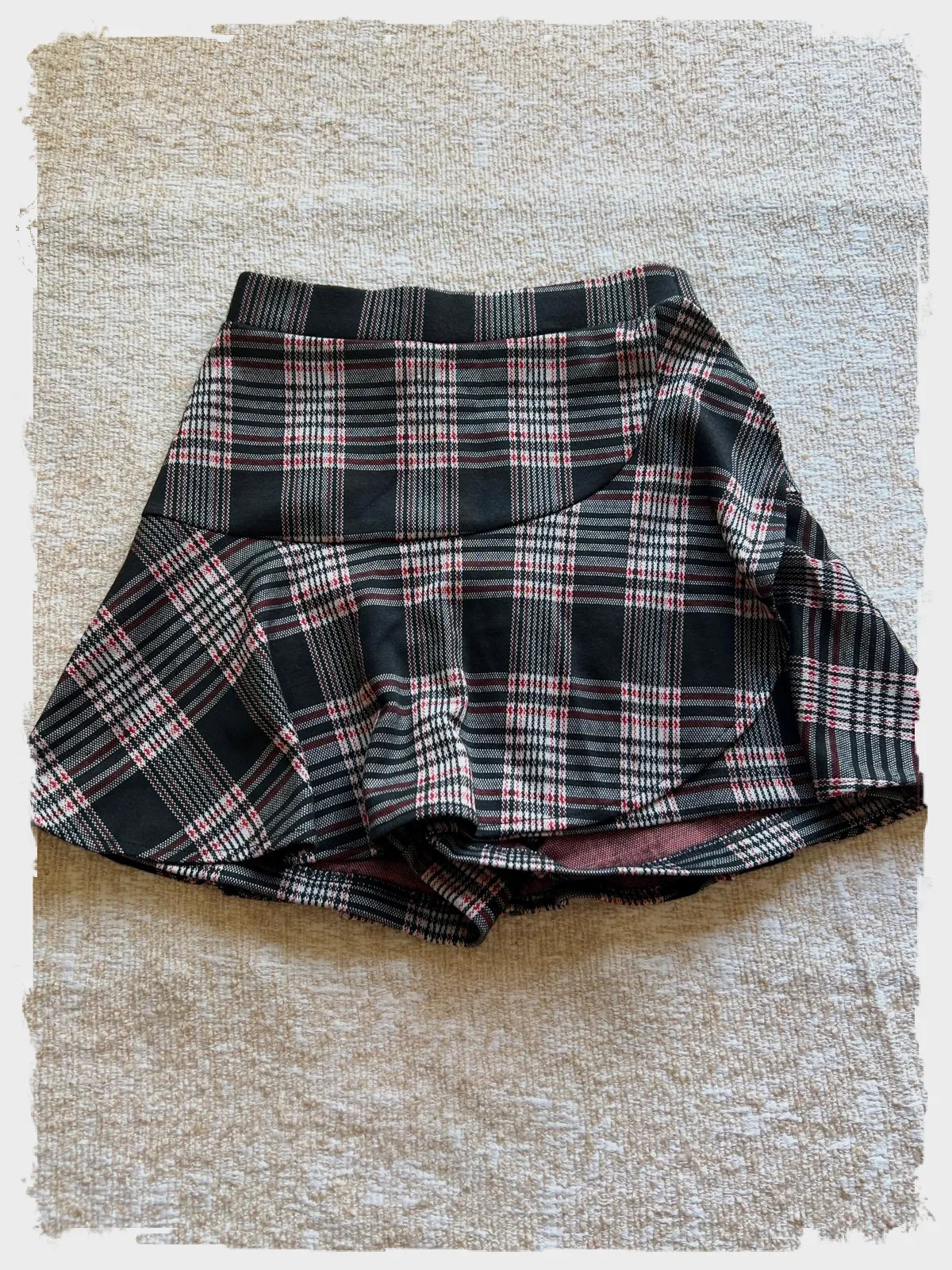 Jupe-short à carreaux Stradivarius taille XS – Stradivarius – taille XS 3