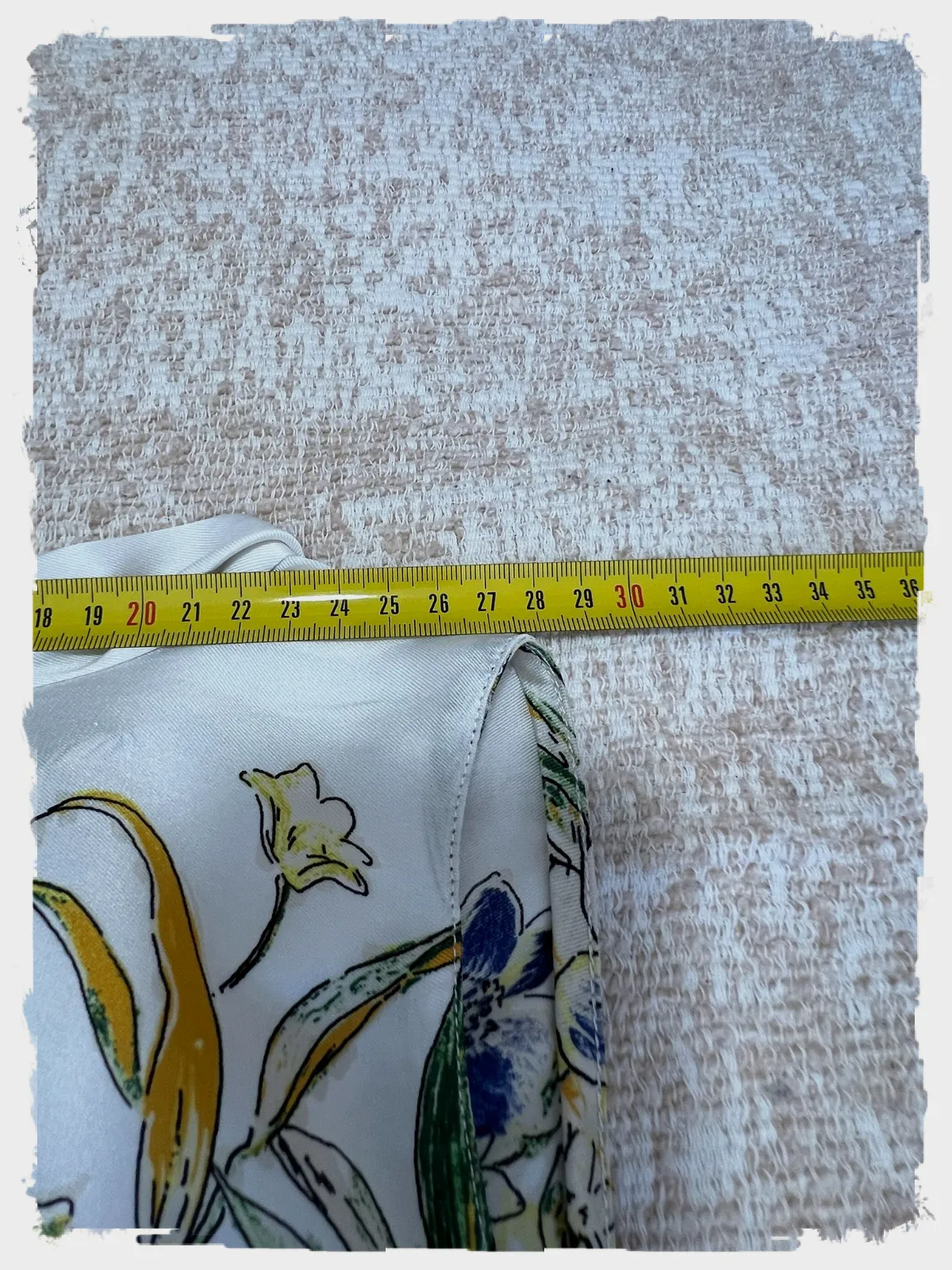 Blouse T-shirt imprimé fleuri jaune & blanc Zara - Taille XS – Zara – taille XS 4