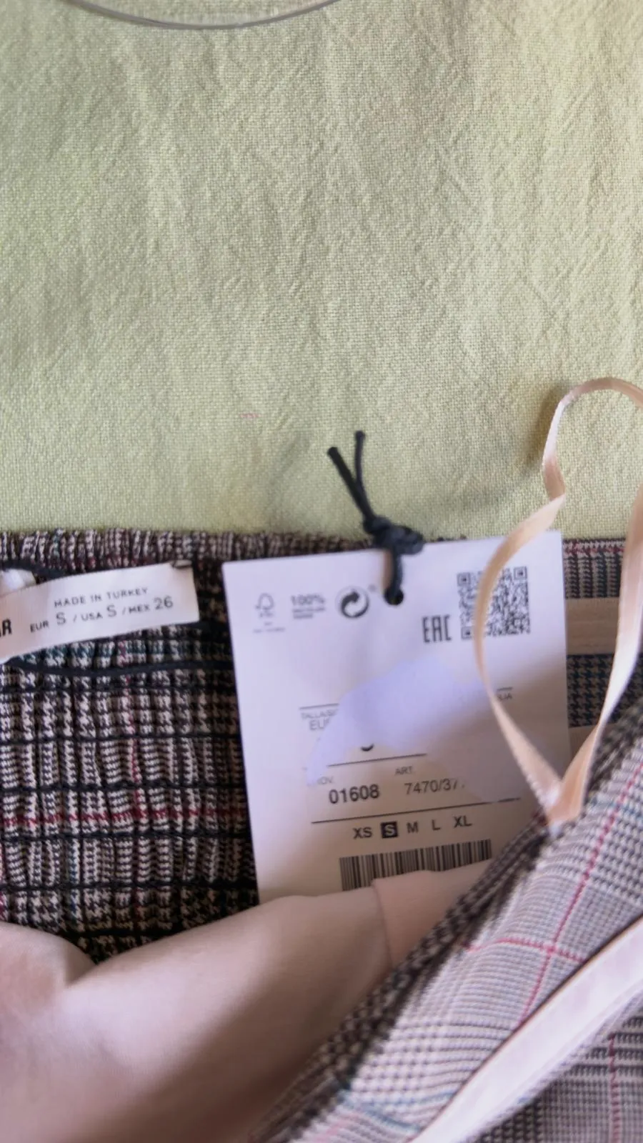 Ensemble bustier + jupe plissée à carreaux – Pull & Bear – taille S 7