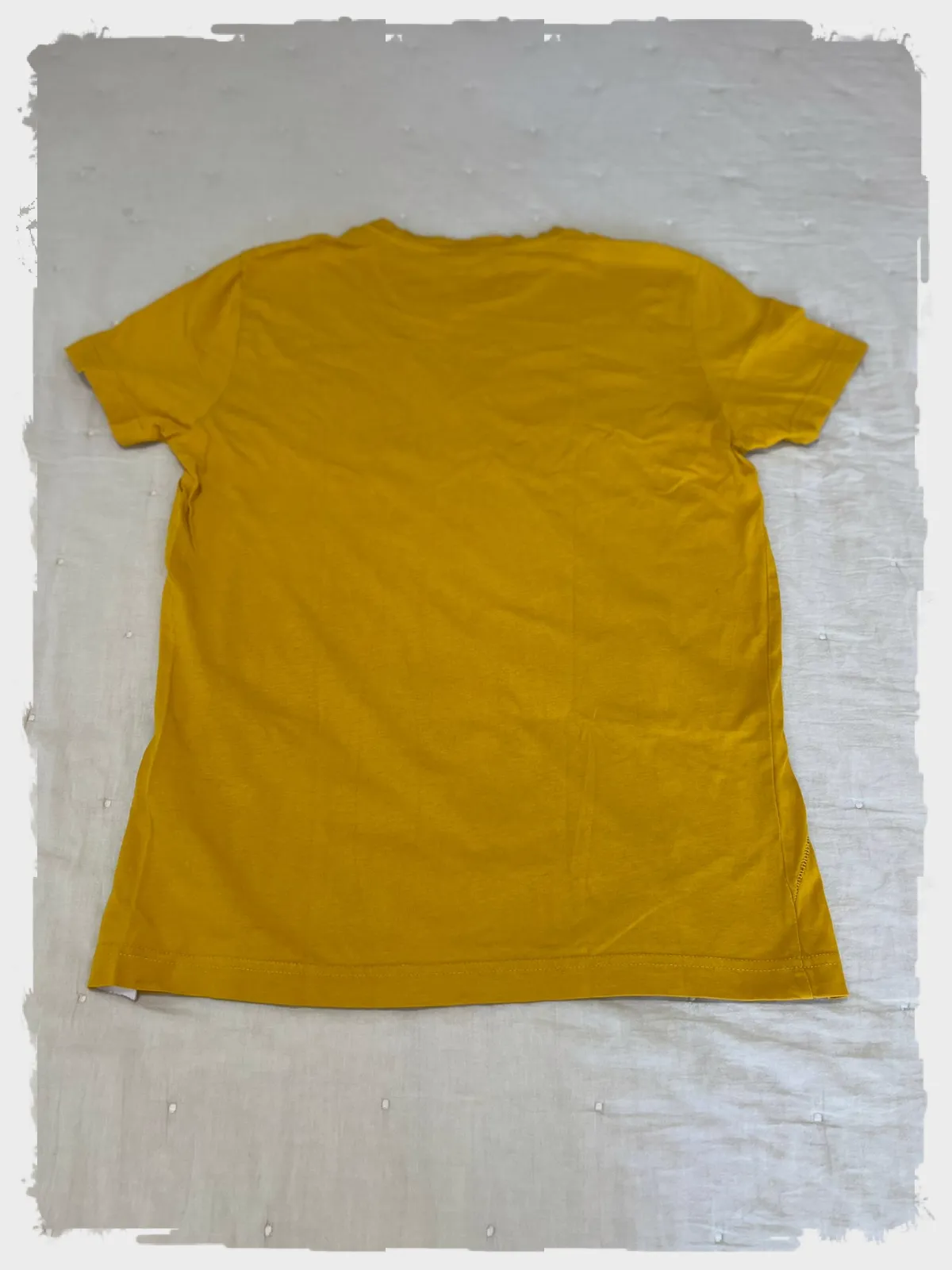 T-shirt Diesel jaune à logo imprimé – Diesel – taille S 2
