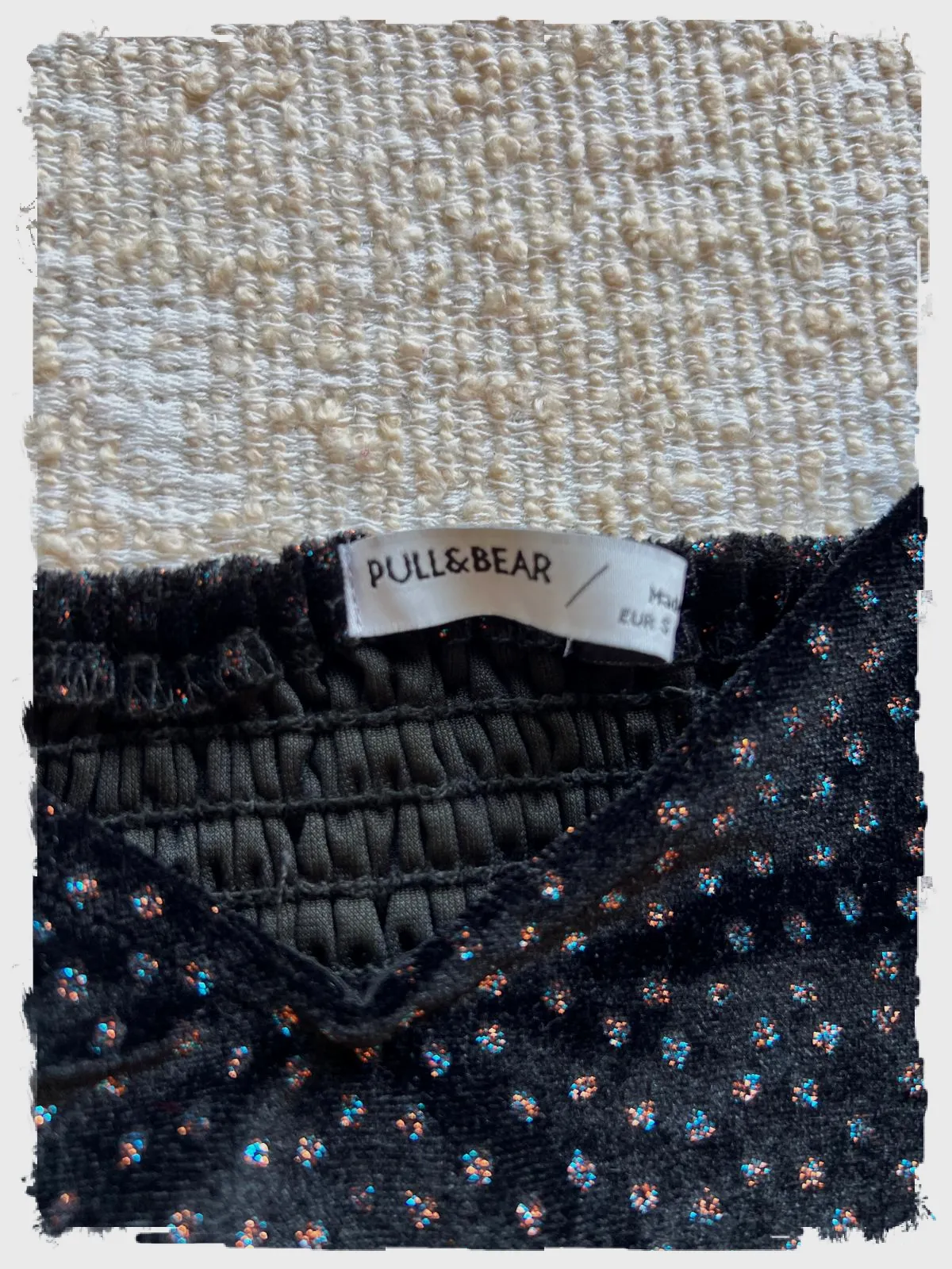 Crop top noir brillant Pull & Bear taille S – Pull&Bear – taille S 3
