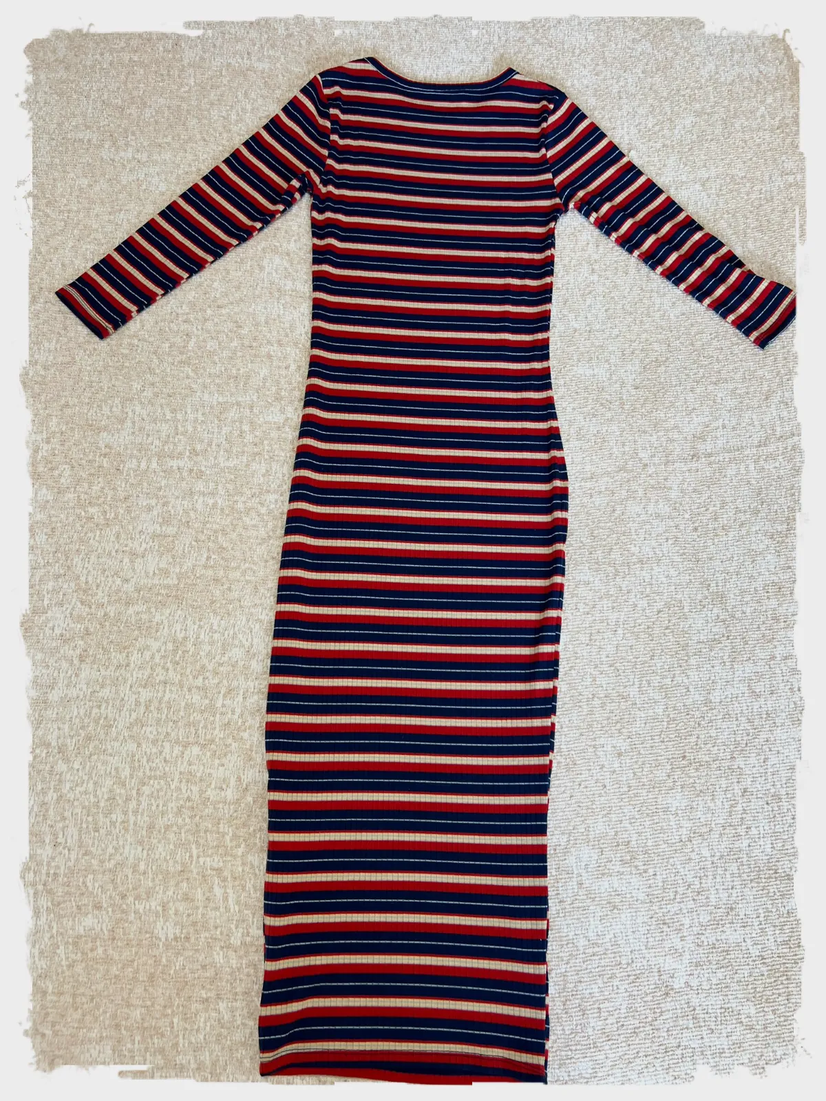 Robe longue moulante rayer Pull & Bear XS – Pull & Bear – taille XS 2