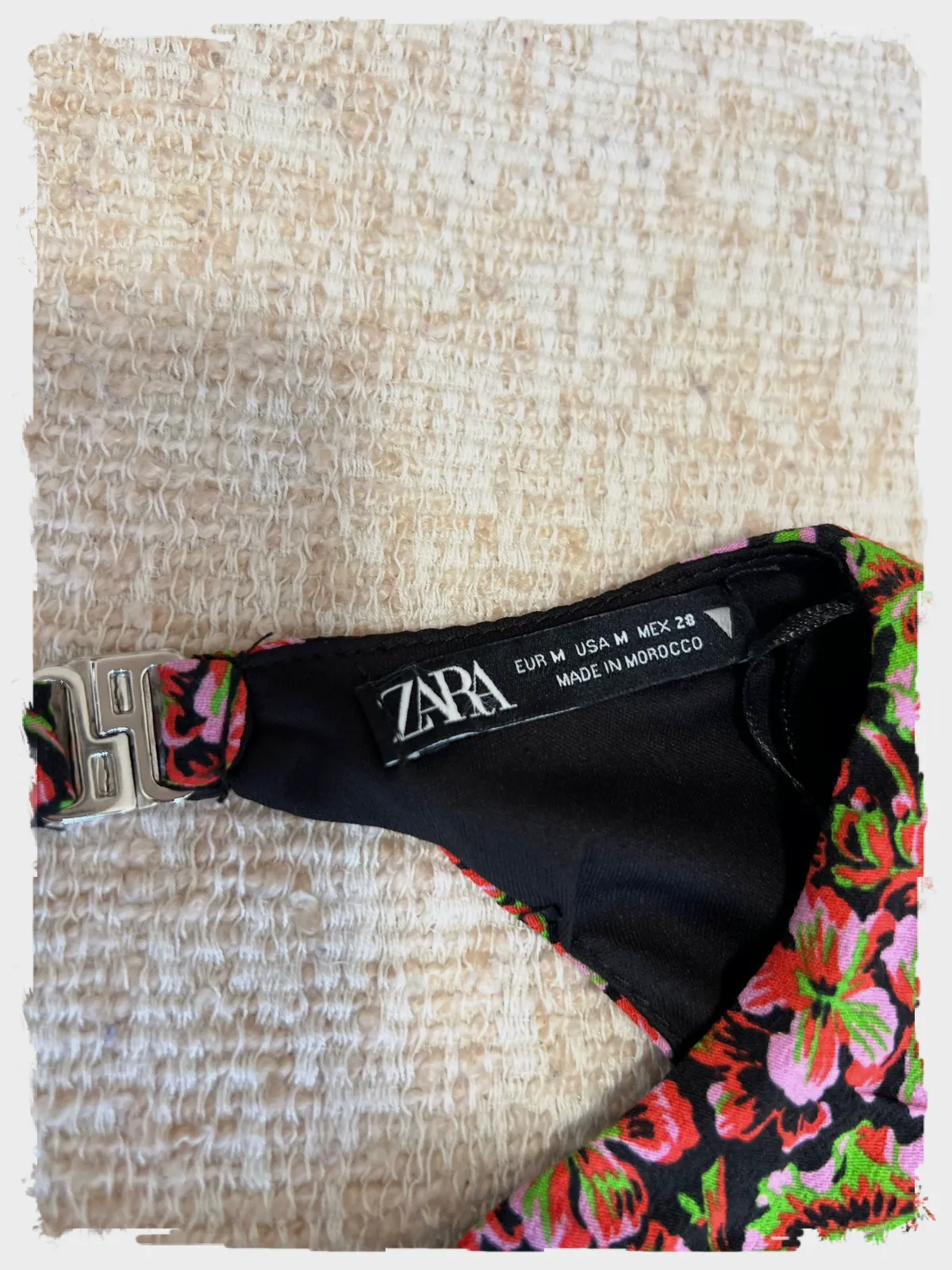 Robe courte imprimé floral Zara – Zara – taille M 3