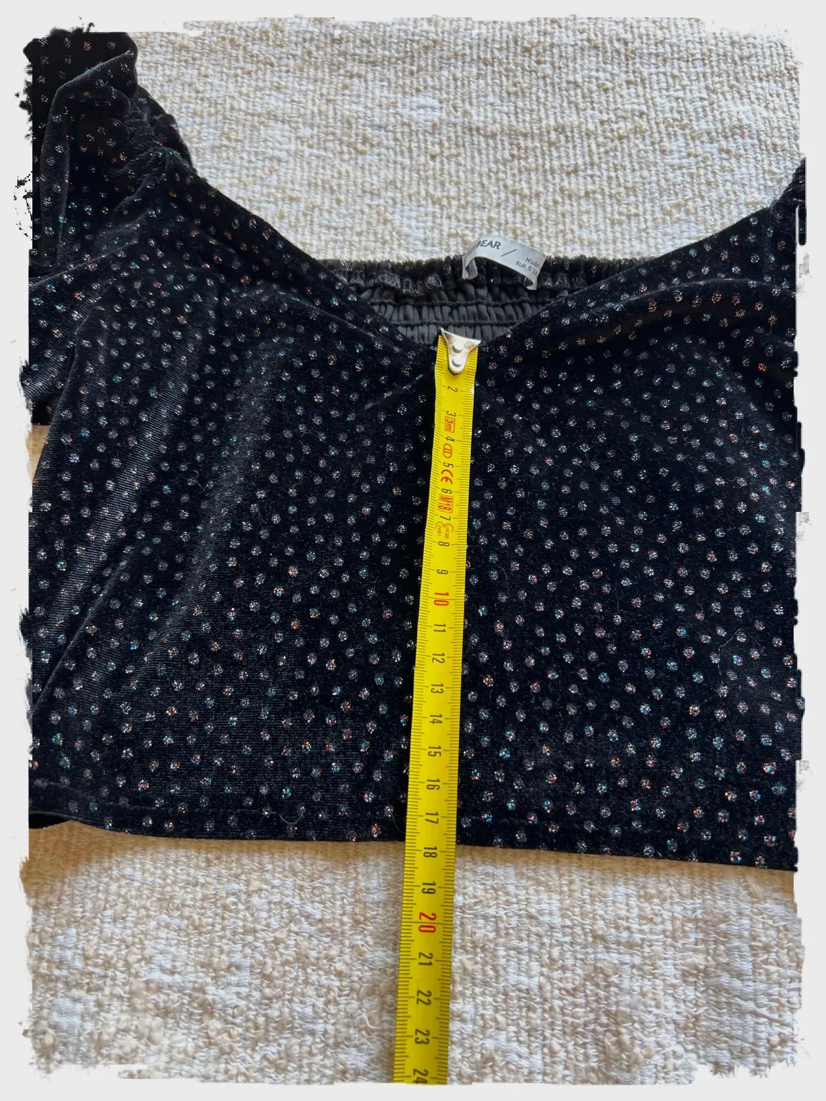 Crop top noir brillant Pull & Bear taille S – Pull&Bear – taille S 6