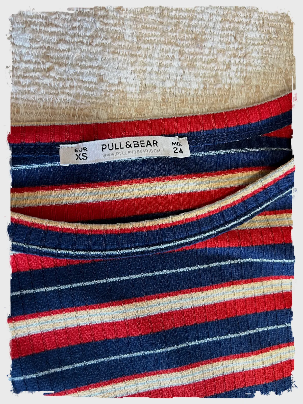 Robe longue moulante rayer Pull & Bear XS – Pull & Bear – taille XS 3