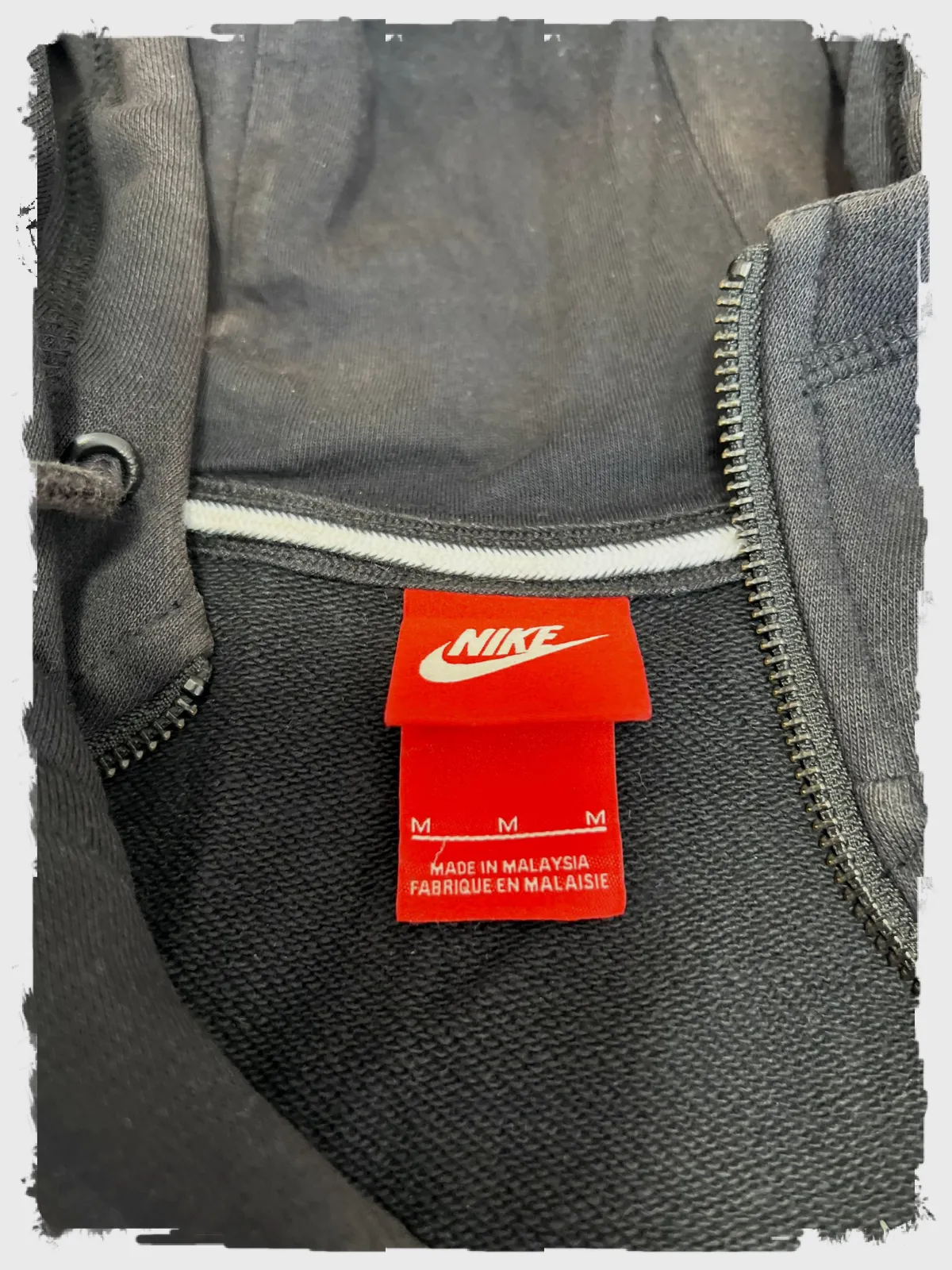 Sweat à capuche zippé Nike noir – Nike – taille M 4