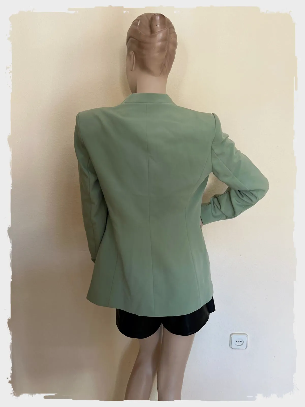 Blazer vert amande Zara - Taille M – Zara – taille M 4