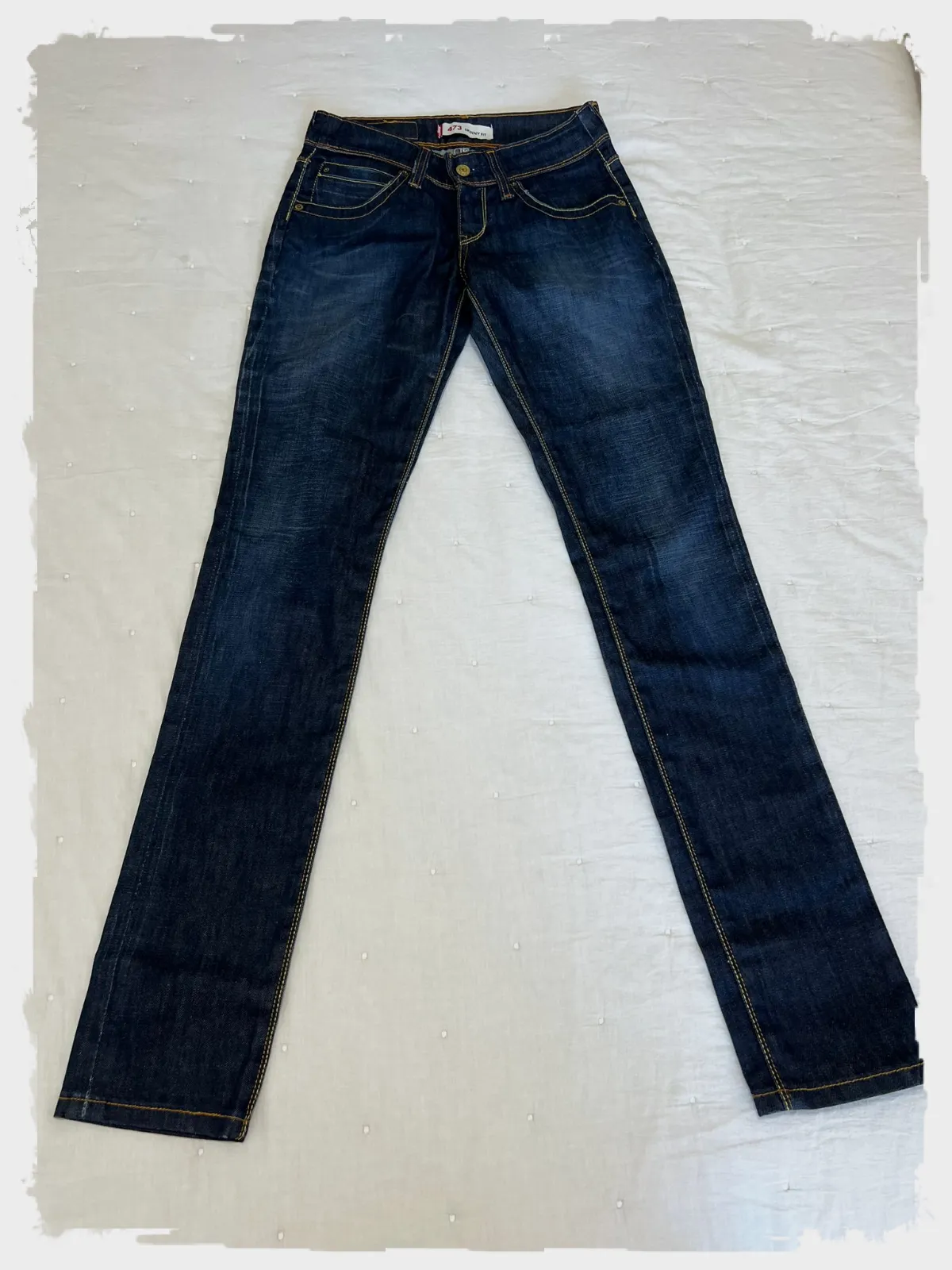 Jean Levi's 473 Skinny Fit bleu brut – Levi's – taille 36 2