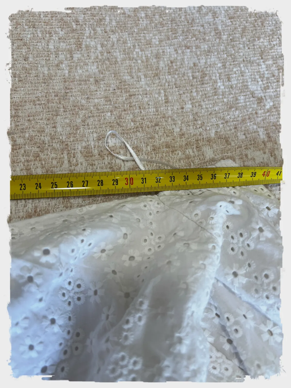 Haut Crop Top blanc brodé - Zara - Taille M – Zara – taille M 4