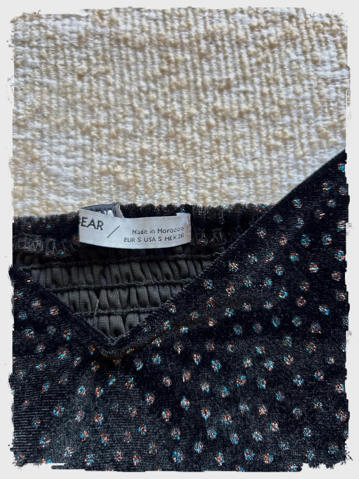Crop top noir brillant Pull & Bear taille S – Pull&Bear – taille S 4