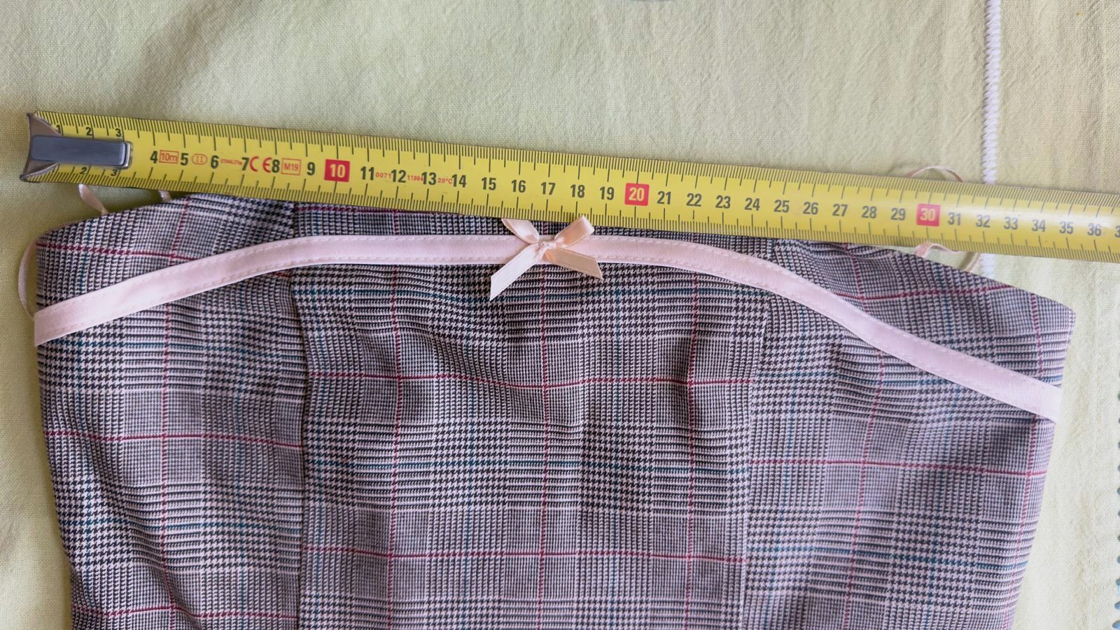 Ensemble bustier + jupe plissée à carreaux – Pull & Bear – taille S 3