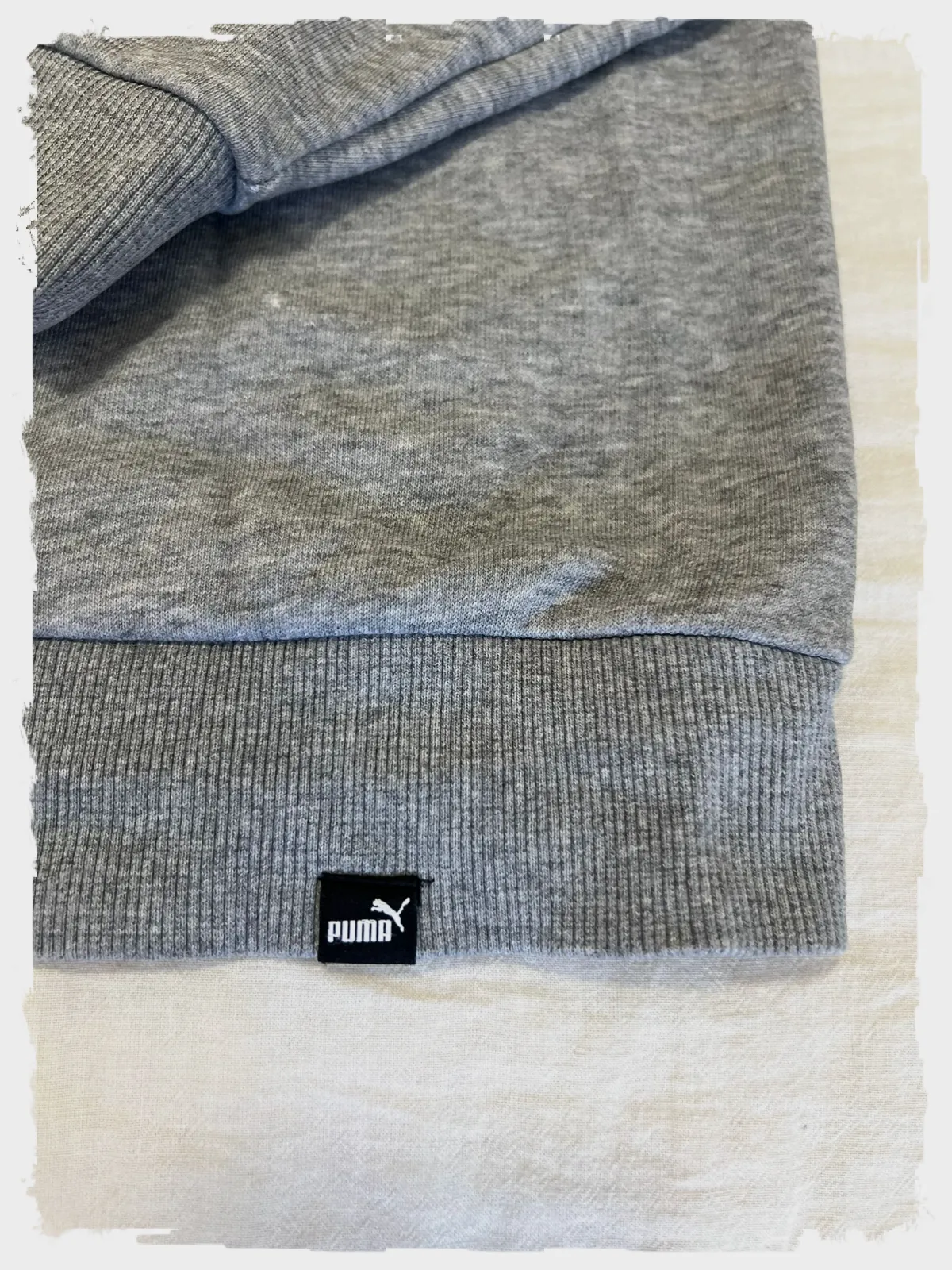 Sweat à capuche zippé Puma gris – Puma – taille M 4