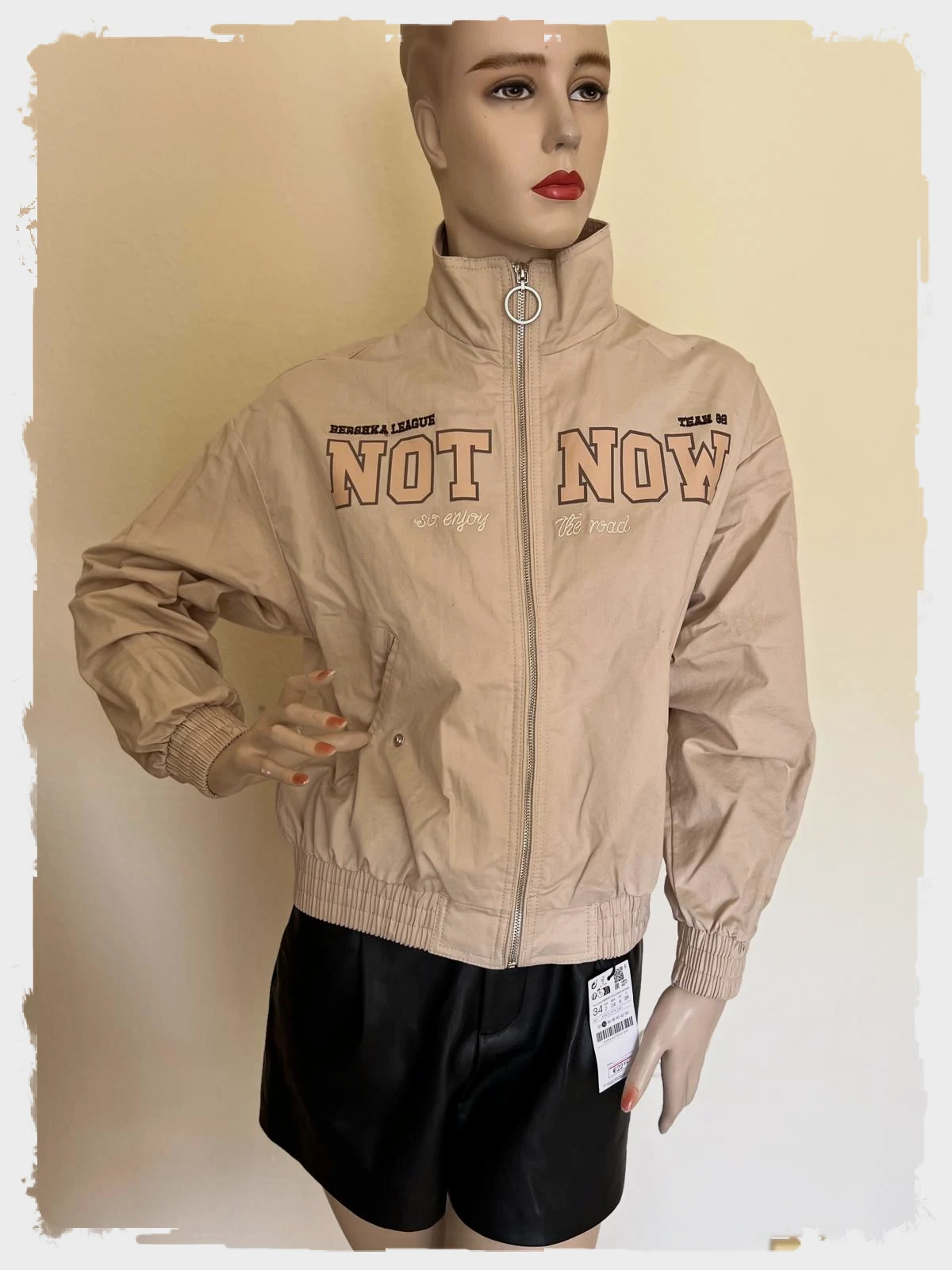 Bershka - Veste beige - Taille XS – Bershka – taille XS