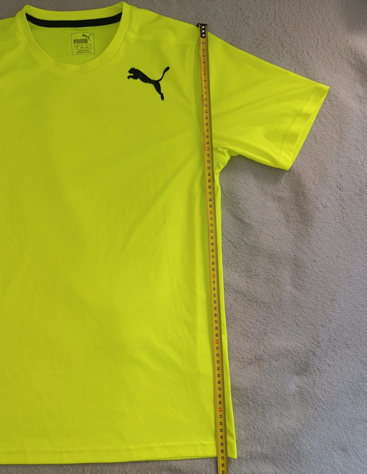 Camiseta Deportiva Puma Amarillo Neón Hombre | Manga Corta Running Gym – Puma – taille S 2