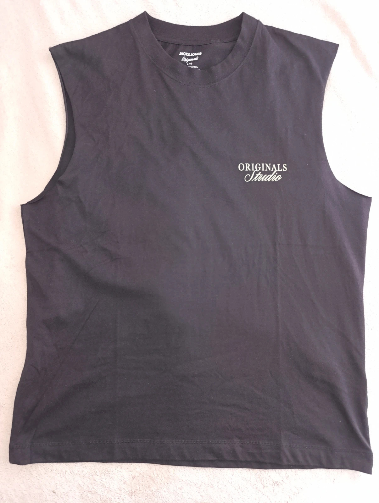 Camiseta Sin Mangas Jack & Jones Negra para Hombre Talla L – Jack & Jones – taille L 2