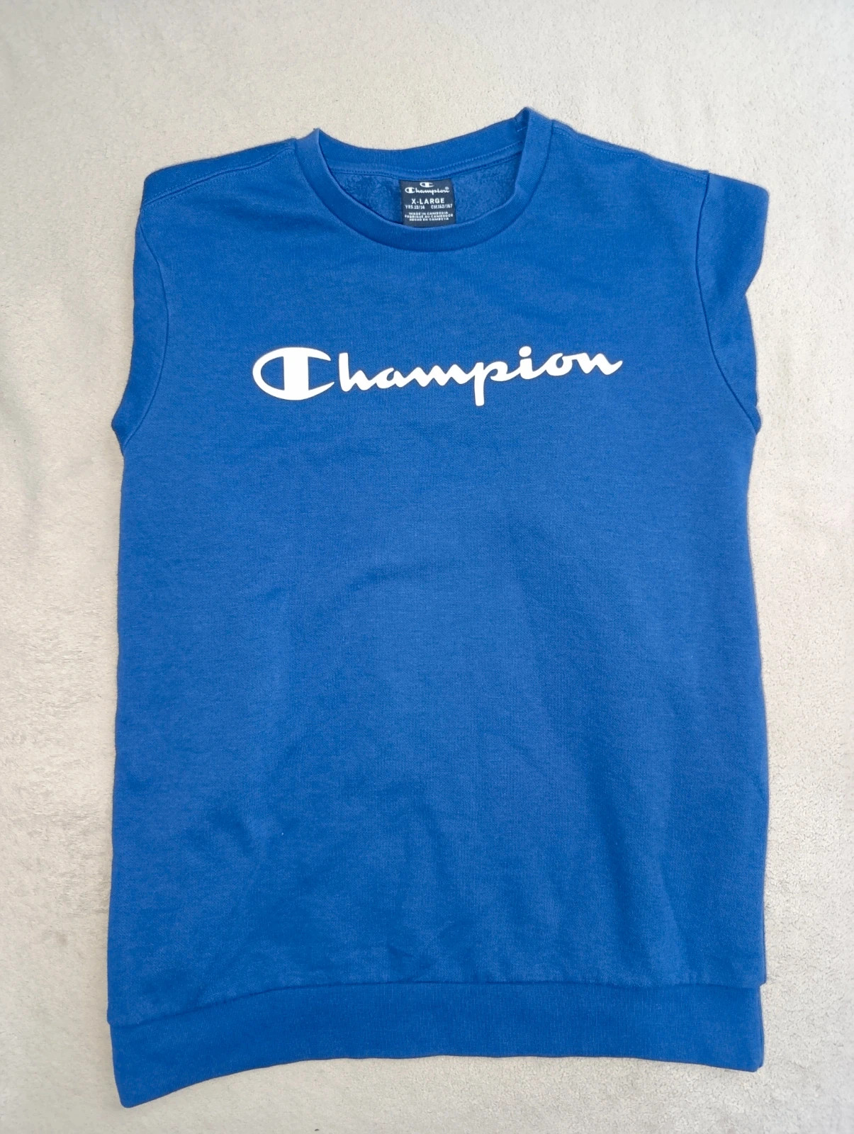 Sudadera Champion azul talla S para hombre y mujer – Champion – taille XS 3