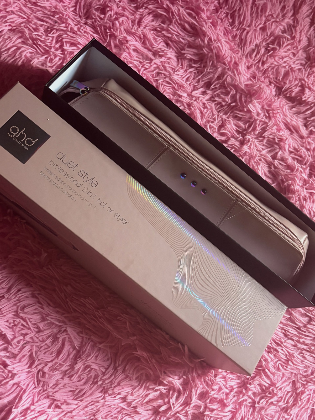 Lisseur styler ghd Duet Style rose avec pochette – ghd 4