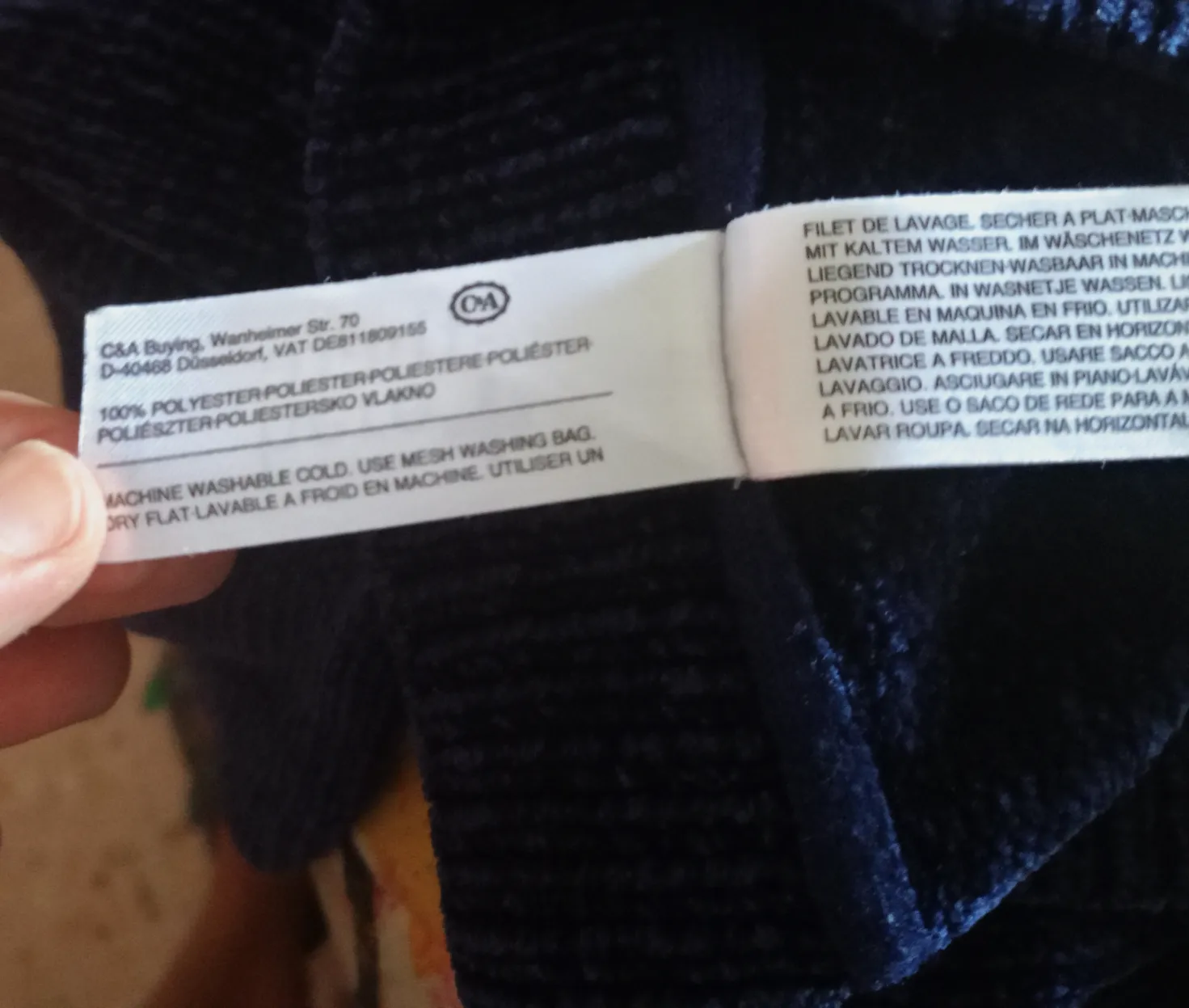 Jersey hilo terciopelo  – C&A – taille 10 años 5