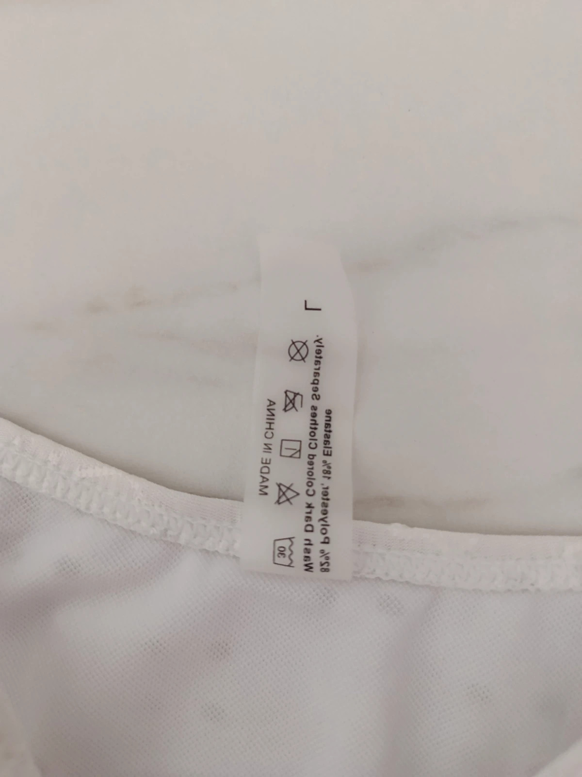 🧡Je vends ce maillot de bain deux pièces blanc🧡 – taille L / 40 / 12 3