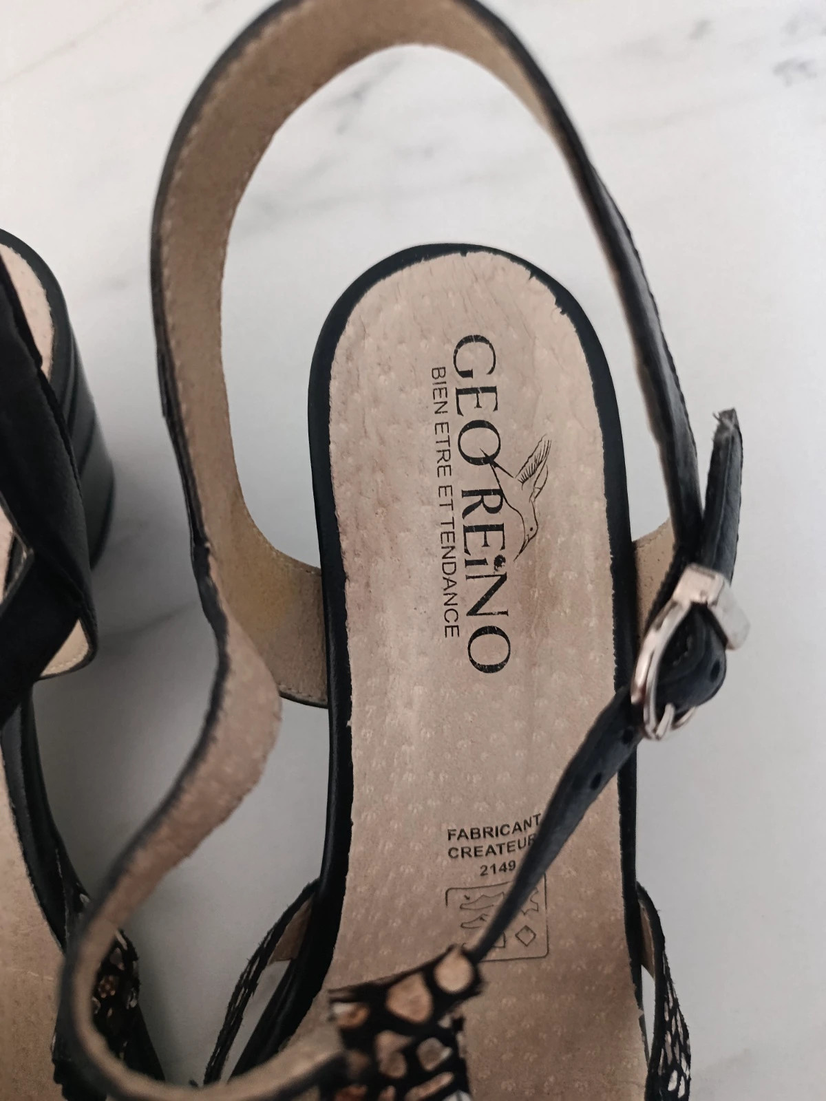 🧡Je vends cette paire de sandales Geo reino noires🧡 – Geo Reino – taille 41 2