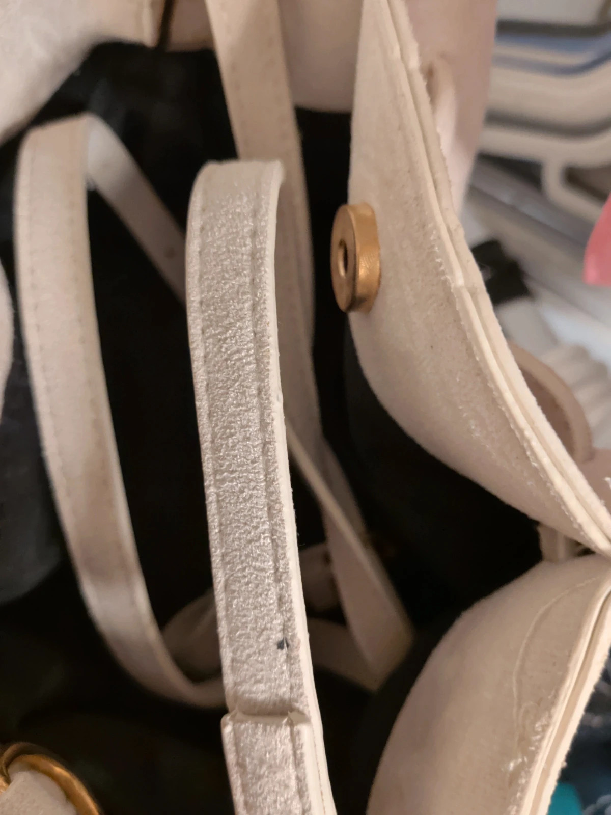Sac a main en din beige – H&M 2