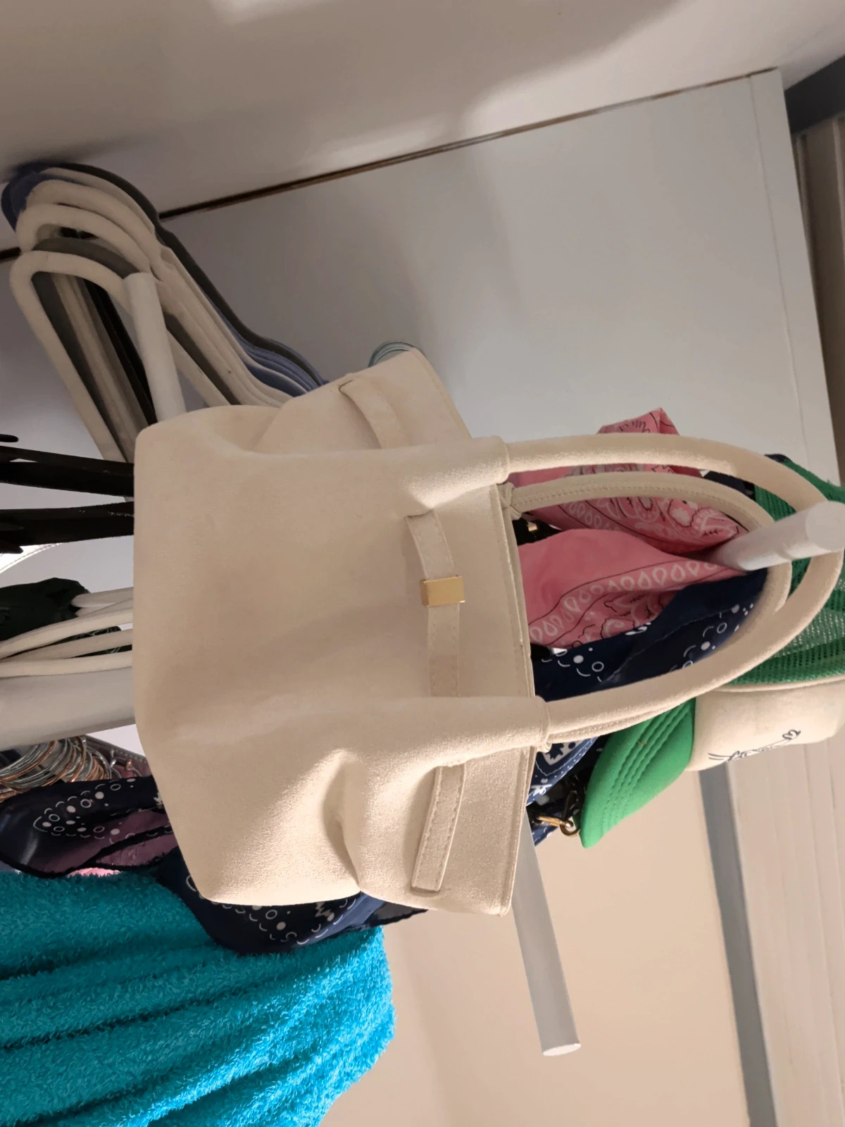 Sac a main en din beige