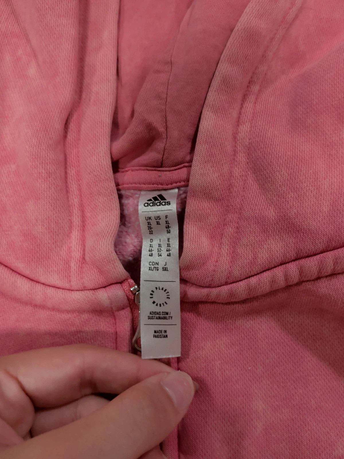 Pull a tirette addidas rose – adidas – taille XL / 42 / 14 3