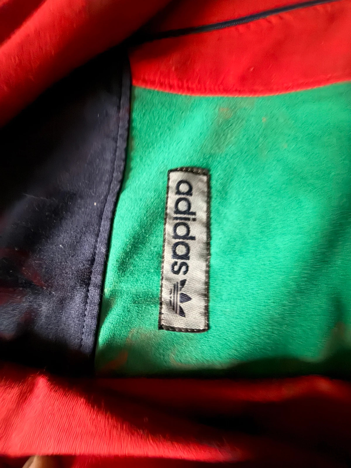 Veste de survêtement Adidas vintage 80s Made in France Ventex colorblock L – adidas – taille L 3