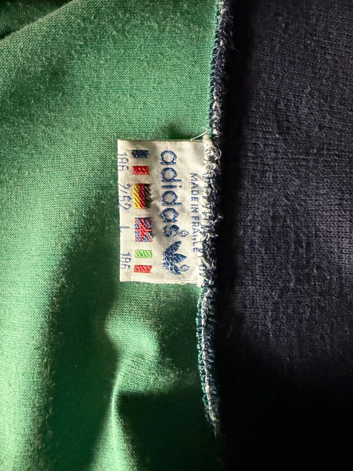 Veste de survêtement Adidas vintage 80s Made in France Ventex colorblock L – adidas – taille L 4