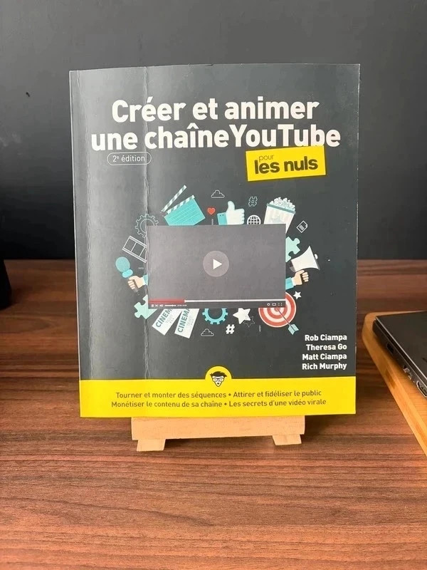 Livre Créer et animer une chaîne YouTube pour les Nuls (2ᵉ éd.)